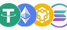 USDT-ETH-BNB-SOL